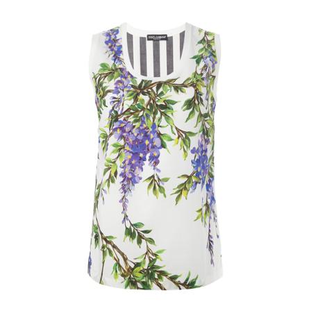 Dolce & Gabbana Sleeveless Tops Hvid, Dame