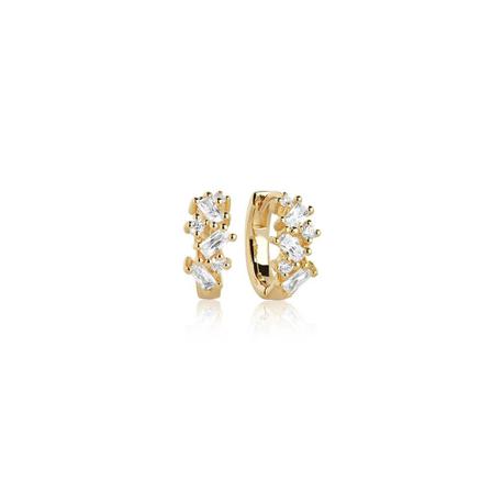 Sif Jakobs, Earrings Antella Creolo Geel, Dames, Maat:ONE Size
