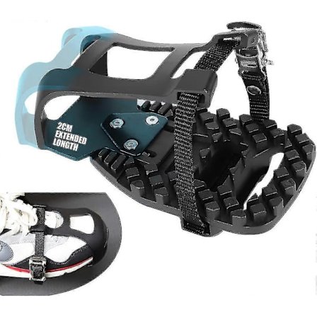 Tåburar för Peloton Bike & Peloton Bike+ Pedaler, Kompatibla Tåburar Adaptrar, Tåklämmor