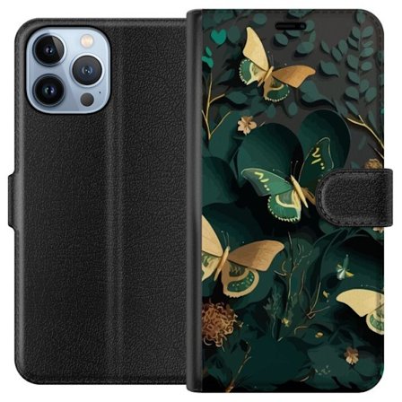 Kompatibelt Plånboksfodral till Apple Apple iPhone 13 Pro Max Fjärilar