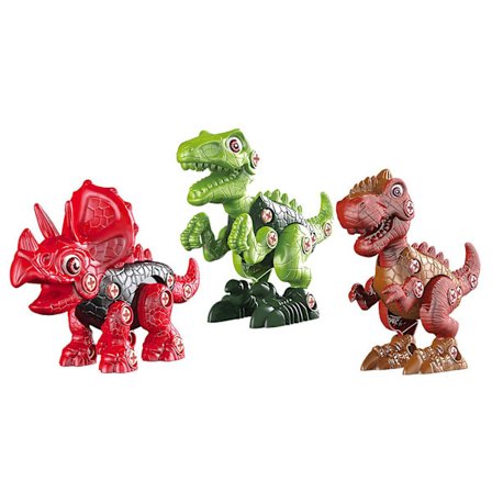 Dinosaurus Rakennuslelusetti Manuaalinen Pora -monivärinen