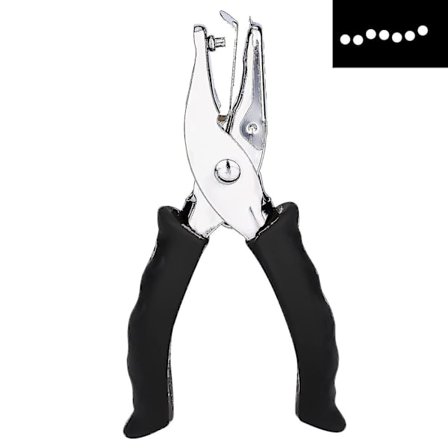 1mm Hålslag Hålslagare Pappershålslagare Med Rosa Grepp För Papper (liten Cirkel)