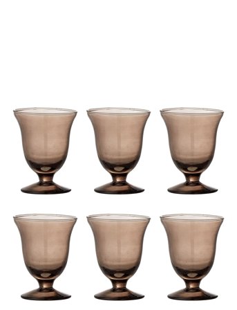 Florentine Wine Glass Brown Bloomingville