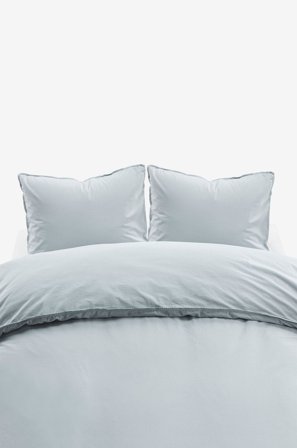 Borganäs of Sweden - Dynebetrækssæt Humble Dobbelt - Blå - Sengesæt - 220X210 - Fra Homeroom