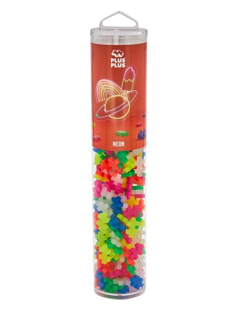 Plus-Plus | Plus-Plus Neon Mix / 240 Pcs / Tube | ONE SIZE