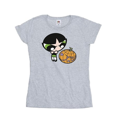 Powerpuff Girls Dam/Dam Buttercup Pumpa Bomull T-shirt