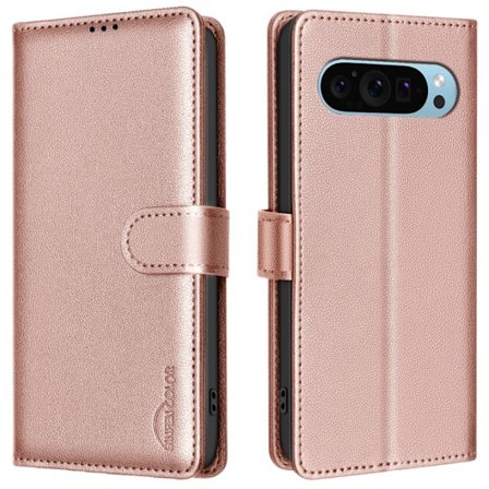 BINFEN COLOR Google Pixel 9/9 Pro Litchi Lompakkokotelo