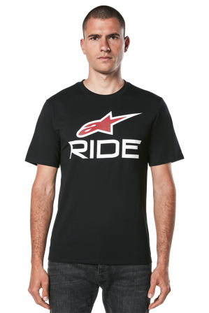 T-Shirt Alpinestars Ride 4.0 CSF Schwarz/Weiß/Rot S