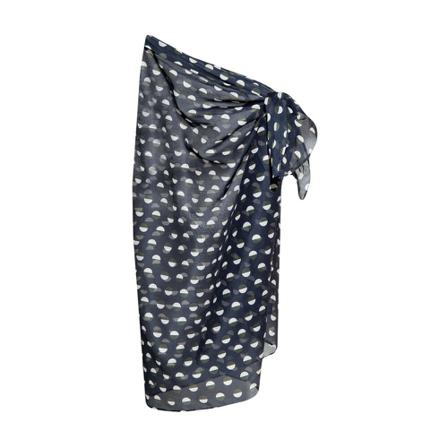 Eres, ‘Pluton’ pareo Blauw, Dames, Maat:ONE Size,Katoen