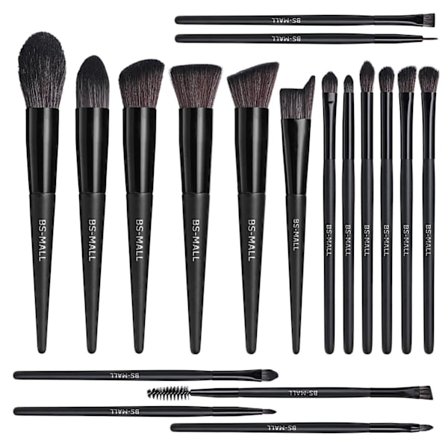 BS19 - BS-MALL 18 kpl eksklusiivisia meikkisiveltimiä, parasta laatua, monivärinen, yksi koko_yux