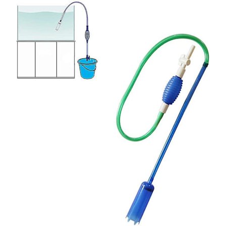 Akvariegrus Dammsugare Tropisk Fisk Tank Tillbehör Rengöringssats Akvarium Grön 66.93inch