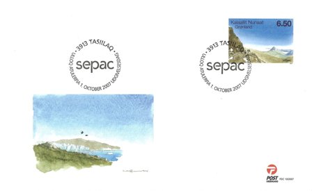 Grønland - SEPAC 2007 - Førstedagskuvert