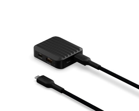 UNISYNK 4 Port USB-C Hub V3 140W Black