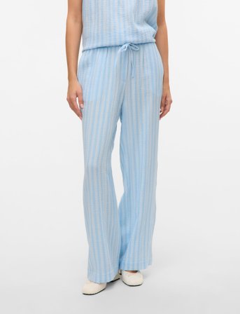 Vero Moda Vmnanna Nw Wide Pant Wvn Ga - Blue - L