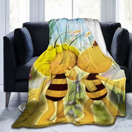 Maya Biet Ultra-mjuk Mikrofleecefilt Heminredning Kast Lättviktig För Soffa Säng