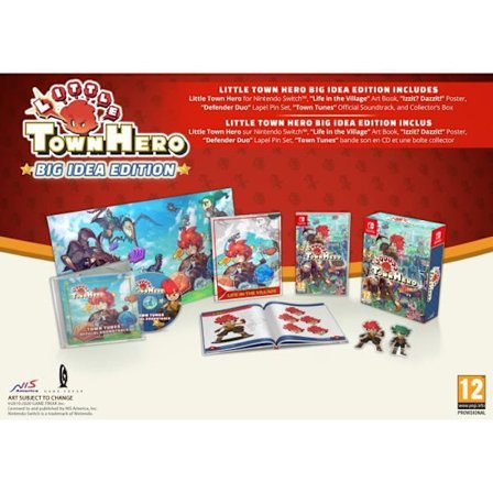 Brädspel - Little Town Hero - Big Idea Edition - NIS - 10 år - Inomhus - Barn - Mixat - Rollspel