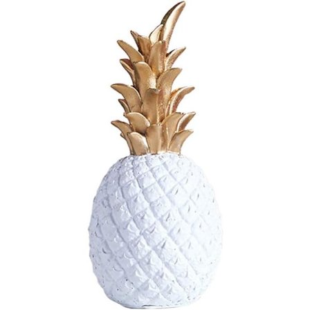 Ananasdekorasjon ornament, moderne harpiksananasdekorasjon,
