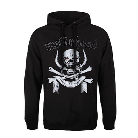 Motorhead Unisex Vuxen March Or Die Hoodie XXL Svart