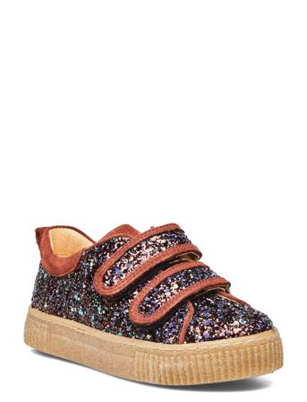 Shoes - Flat - With Velcro Låga Sneakers Multi/mönstrad ANGULUS