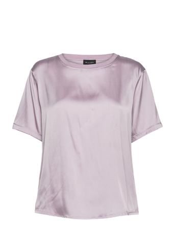 3176 Matt Pre - Minerva Blouses Short-sleeved Liila SAND