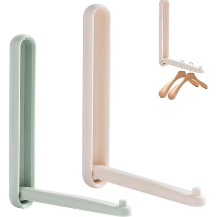 Kpl Henkarin Säilytysteline, Monitoiminen Säädettävä Henkarin Järjestäjä, Saumaton Vahva Liimakoukku, Tilaa Säästävä Pesukoneelle, Vaatekaapille, 