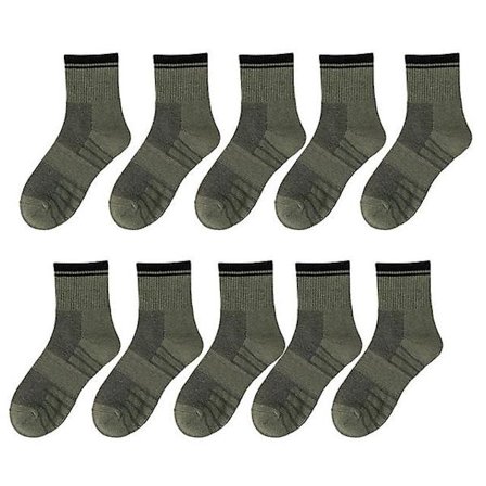 10 Pack Herre Bomuldsstrømper Mesh Åndbar Kort Casual Sokker Sommer Sports Sokker Absorber Sweat Ankel Sokker Sæt-farve Mix,eur Størrelse 39-45