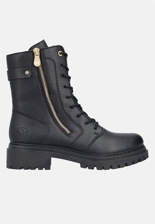 Rieker - Bekväm, varmfodrad känga - svart - för damer - 42 - Cellbes