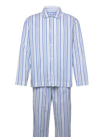 Calvin Klein Poplin L/S Button Down Set - Blue - XL