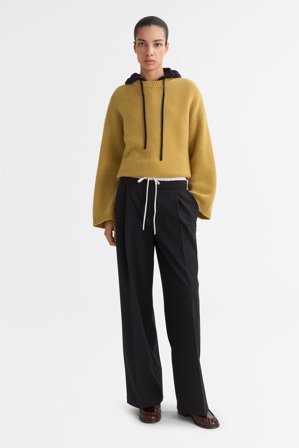 Soft Goat - Chunky crewneck - Women cashmere sweater - S - Light Honey