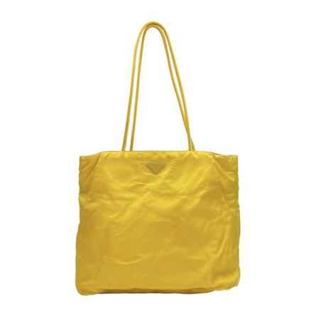 Prada Vintage, Pre-owned Tote Geel, Dames, Maat:ONE Size,nylon