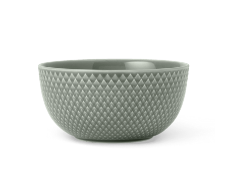 Lyngby Rhombe-Earth Skål Ø13 moss