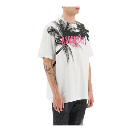 Dsquared2 T-Shirts Hvid, Herre, Størrelse: M