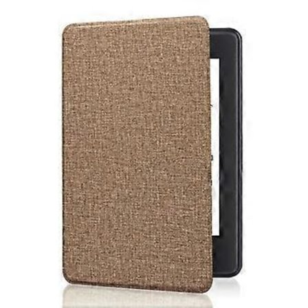 Farget TPU-deksel Auto Sleep For Paper White 12. generasjon 2024 7 tommer med stofftekstur og enkel tilgang - Gull