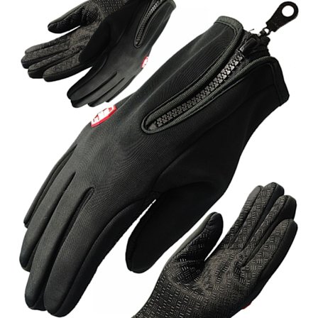 Vandtætte Isolerede Cykelhandsker med Touchscreen Funktion