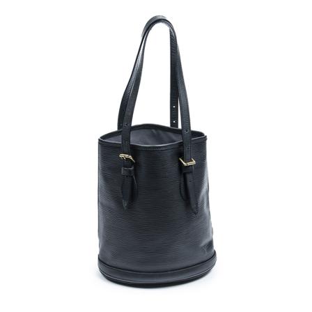 Louis Vuitton Vintage Pre-owned Bucket PM , Zwart , Dames , Maat: ONE Size Vintage Tassen