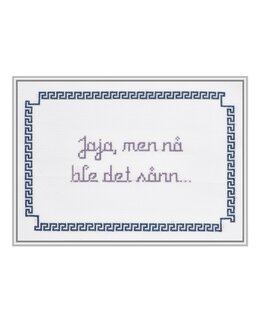 Broderilit Billede Ja ja.. - Folklore Company