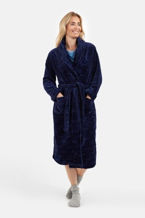 BRANDTEX - Morgenkåbe - Navy