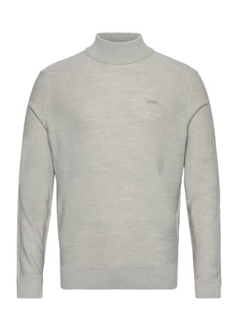 Avac_M Knitwear Turtlenecks Grå BOSS*Betinget Tilbud