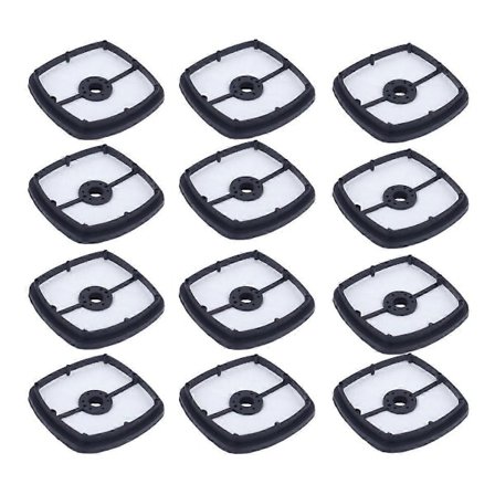 12 stk. Luftfilter for Echo GT225 / SRM210 / ES210 Trimmer Blås Høyeffektivt Erstatningsfilter