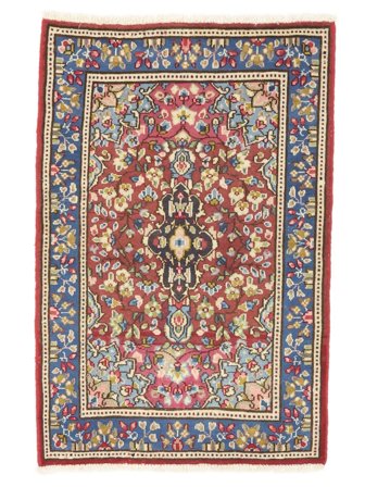 Floreale Piccolo Kirman Tappeto 60X87 Lana