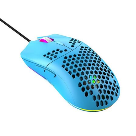 Vit Trådlös Spelmus Bluetooth med Bikakeskal