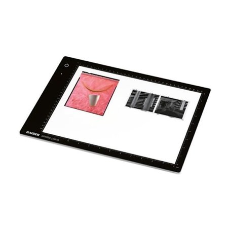 Lisävaruste Kaiser led-valaistu extra-pliisu pöytä 22 x 32 cm - slimlite plano - kai2454