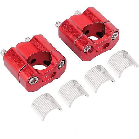 Styrforhøjere, 22mm/28mm Motorcykel Styr Fat Bar Forhøjere Monteringsklemmer Adapter