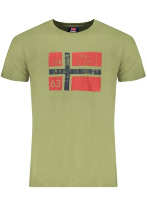 Norway 1963 T-shirt Maniche Corte Uomo Verde