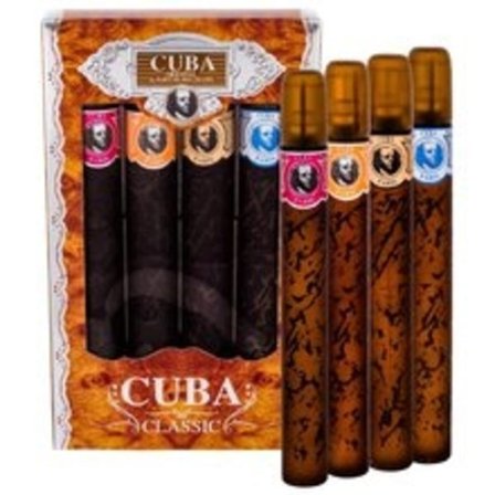 Cuba - Cuba Classic Gift Set Cuba Gold EDT 35 ml, Cuba Orange EDT 35 ml, Cuba Red EDT 35 ml, Cuba Blue EDT 35 ml 140ml