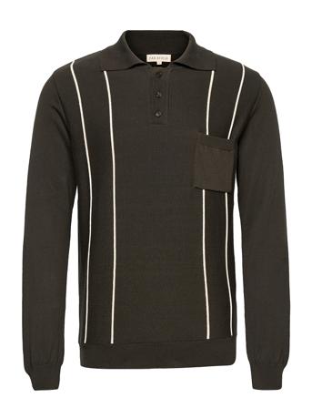 Alfaro L/S Polo Black Far Afield