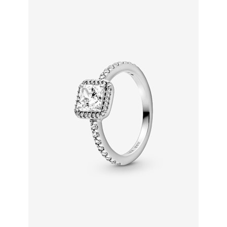 Pandora - Square Sparkle Halo Ring - Sterlingsilver