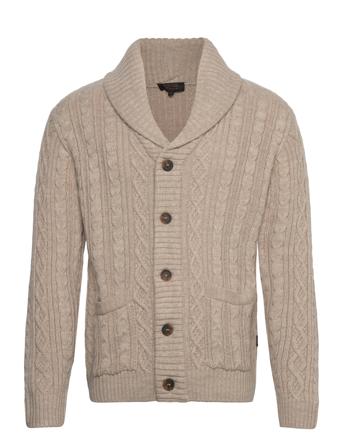 Inilterly Tops Knitwear Cardigans Beige INDICODE