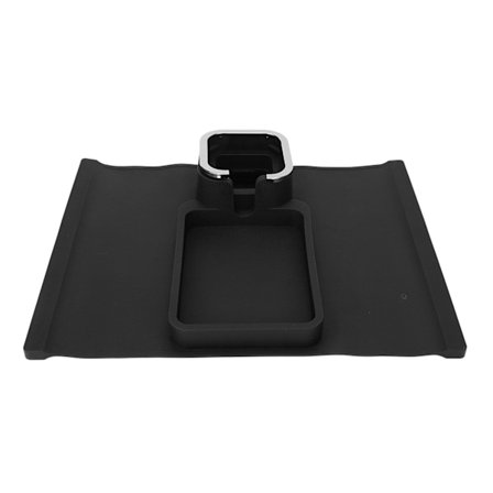 Soffa mugghållare bricka Ergonomisk multifunktion silikon soffa arm mugghållare med halkfri bas soffa armstöd bricka för kontor svart