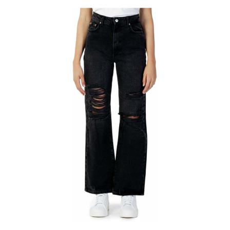 Only Straight Jeans Sort, Dame, Størrelse: W26 L32